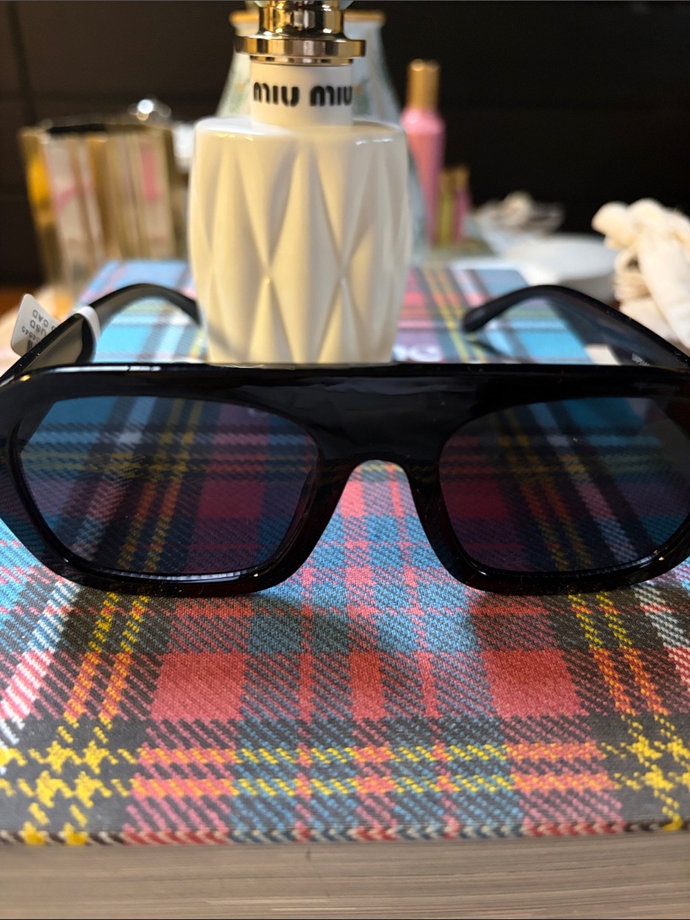 Unisex black Sunglasses- trendy aviator